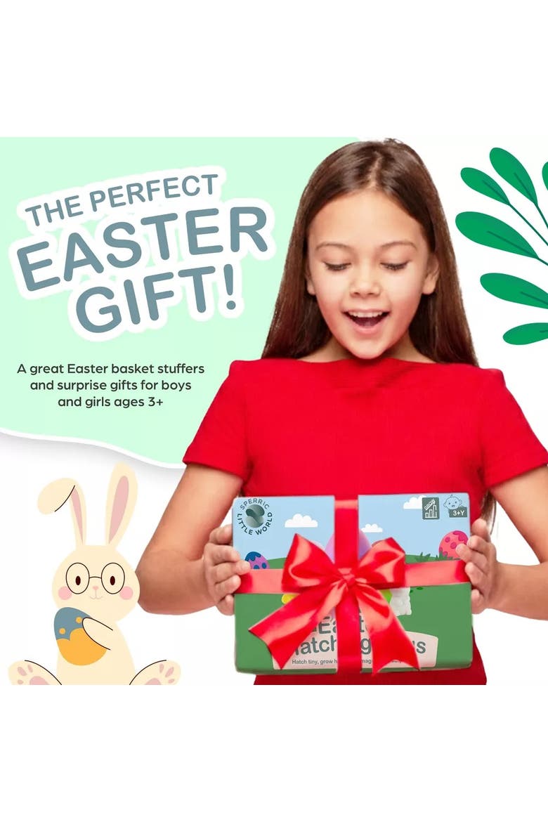 Easter Hatching Surprise Egg Toy Set, Alternate, color, Multicolor