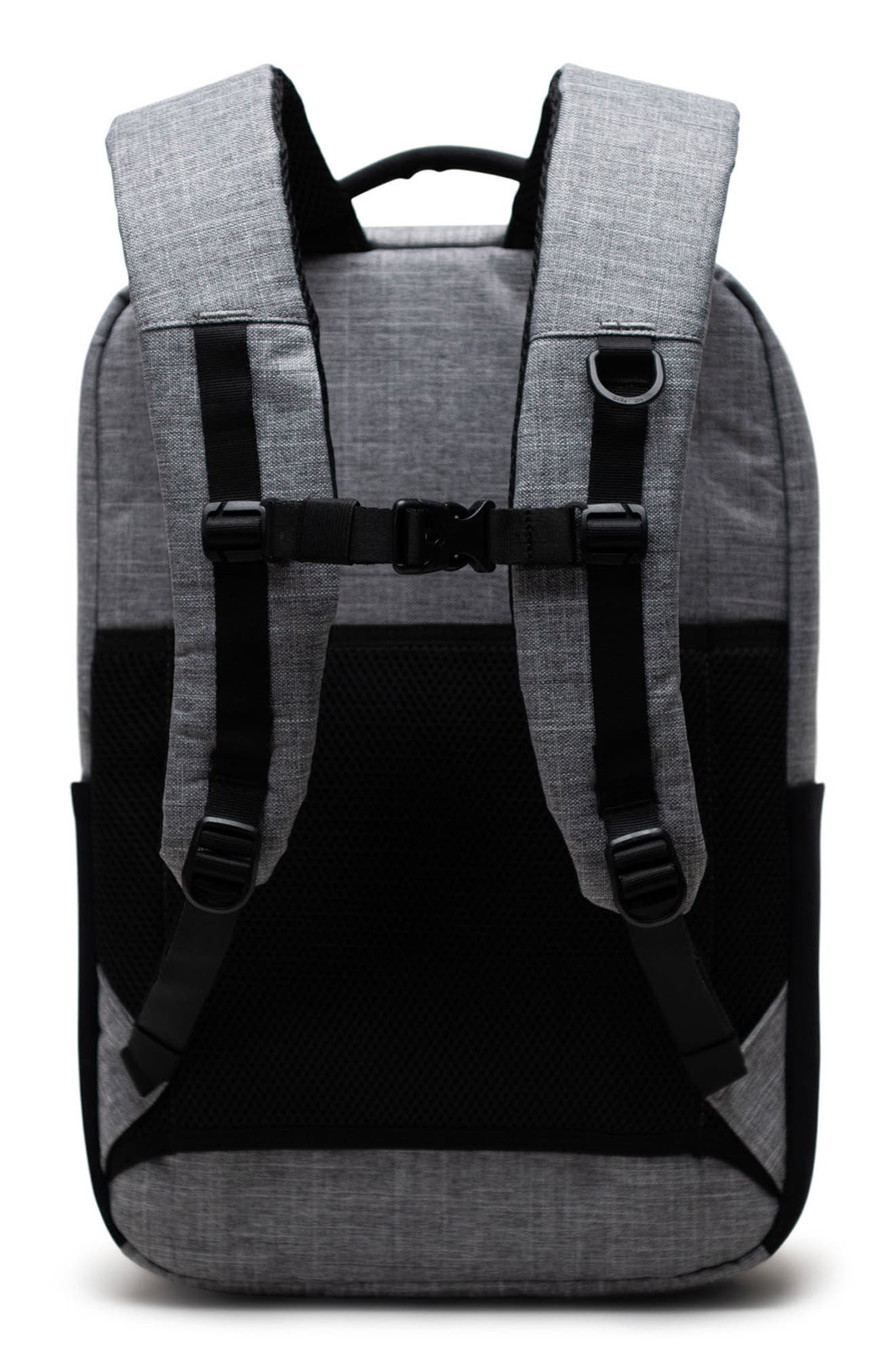 Herschel Supply Co. Kaslo Recycled Polyester Tech Backpack, Alternate, color, Raven Crosshatch