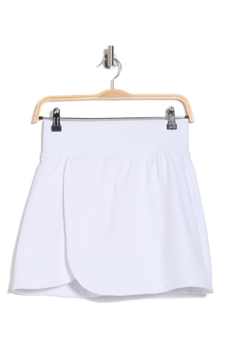 Wonderlink Tulip Hem Skort, Alternate, color, WHITE