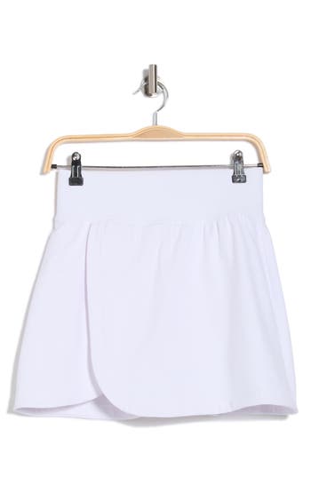 90 Degree By Reflex Wonderlink Tulip Hem Skort In White