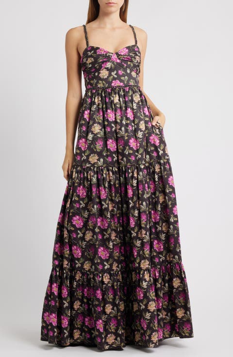 Tessa Floral Evening Gown