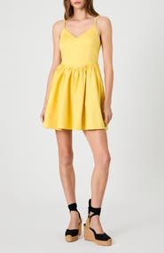 French Connection Lilah Stretch Ballerina Minidress
