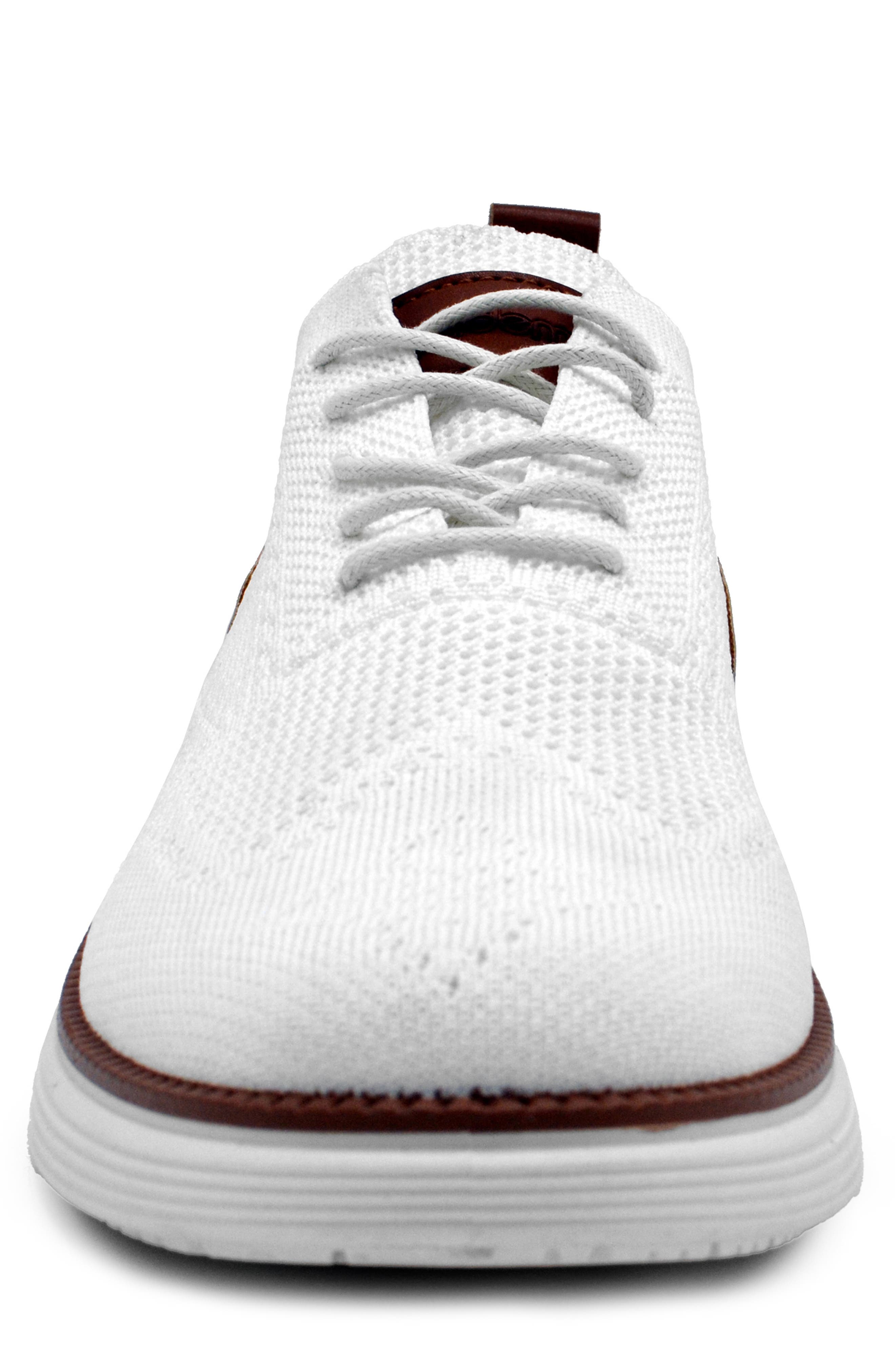 Olney Wingtip, Alternate, color, WHITE