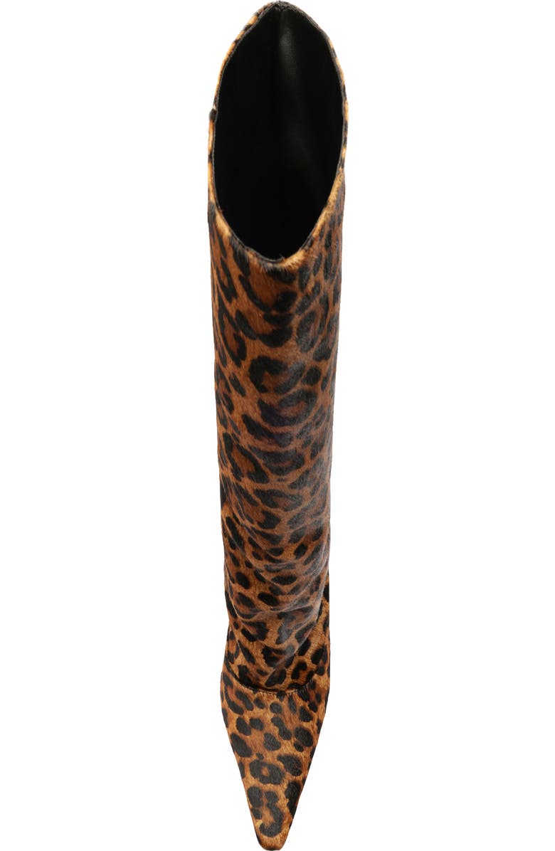 Schutz Rudy Pointed Toe Boot, Alternate, color, Leopard