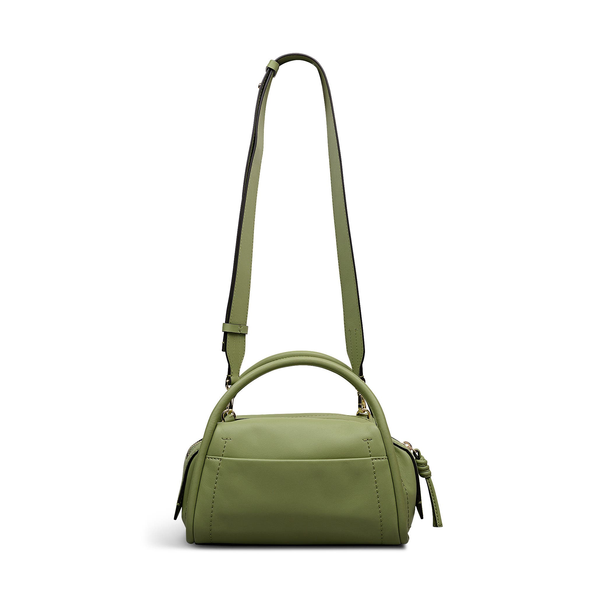 The Golborne Small Ziptop Satchel Bag, Alternate, color, Apple