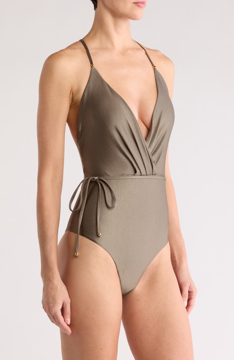 BOAMAR Soleil One-Piece Swimsuit, Alternate, color, Garden Green