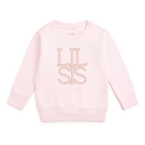 Lil Sis Pearl Patch Sweatshirt (Baby & Toddler)