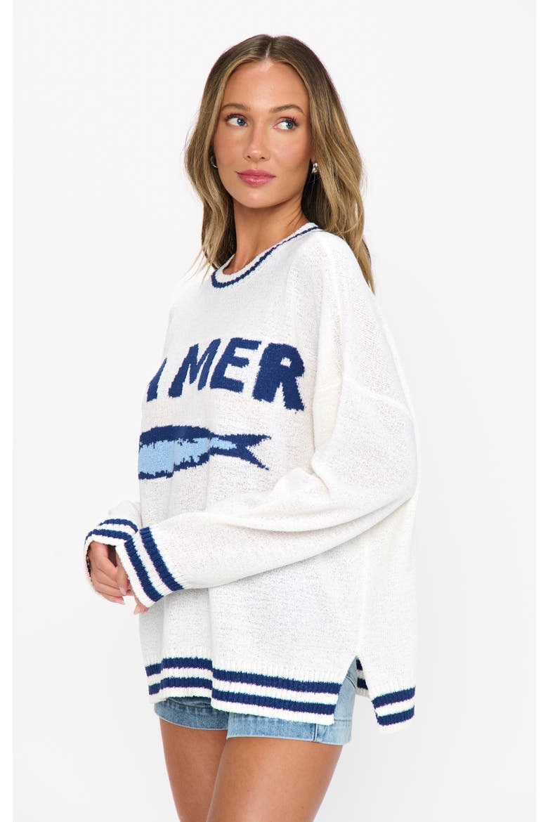 Settle In Sweater, Alternate, color, La Mer Graphic Knit