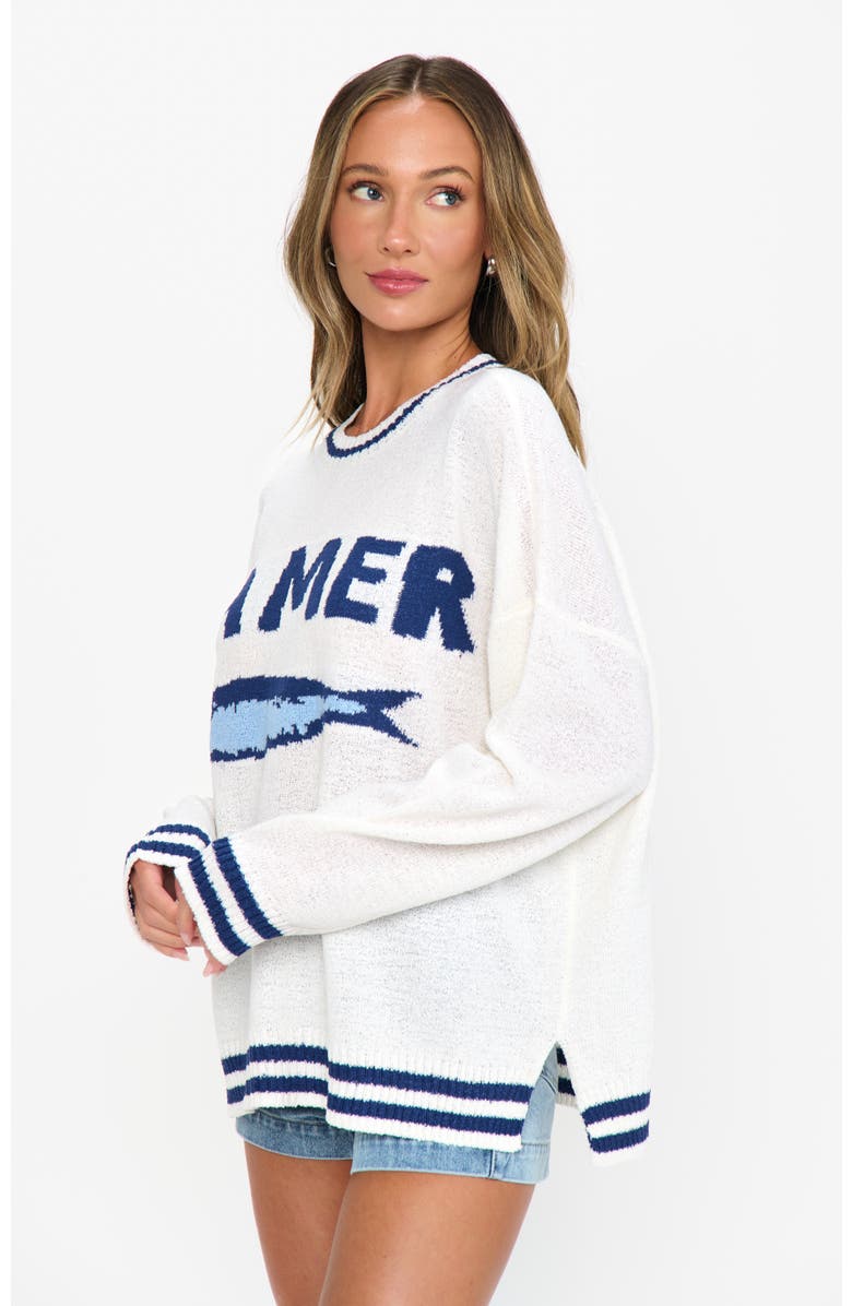 Show Me Your Mumu Settle In Sweater, Alternate, color, La Mer Graphic Knit
