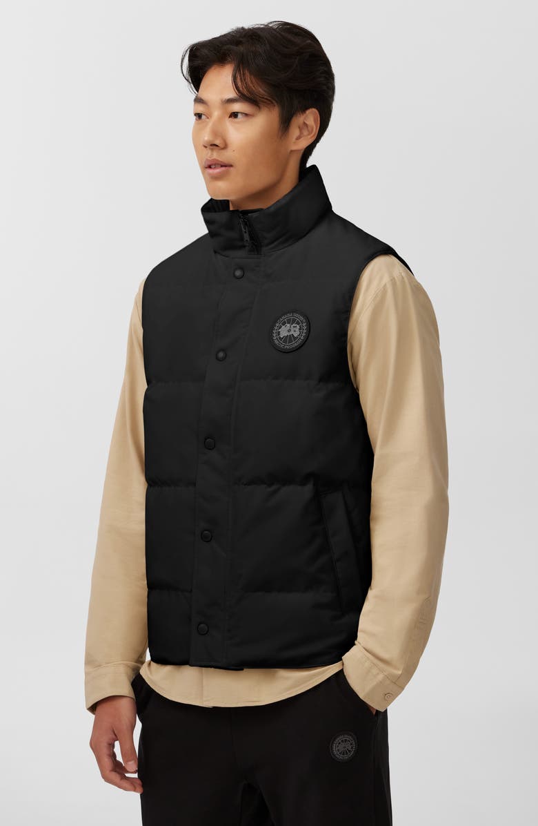 Canada Goose Garson Crinkle Cotton Blend Down Vest, Alternate, color,