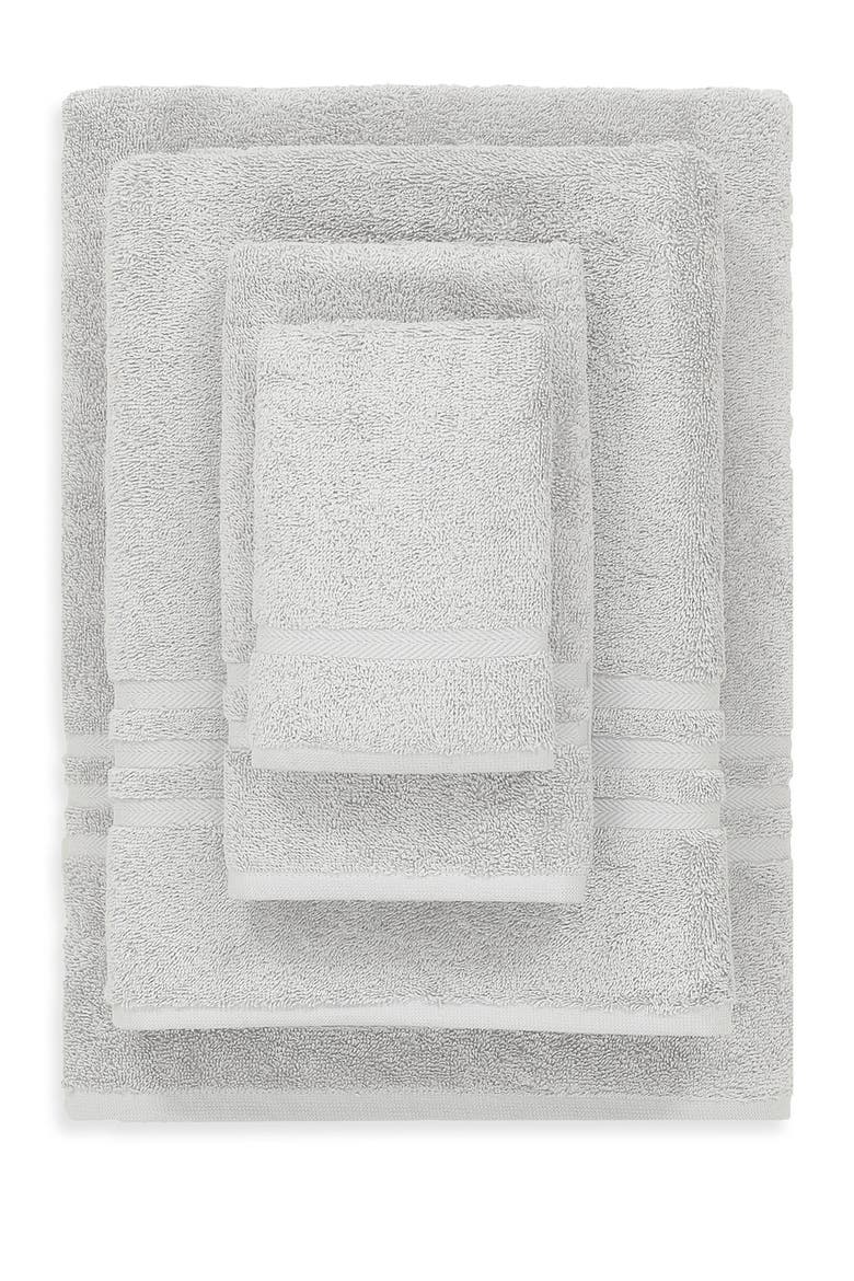 Denzi 4-Piece Towel Set - Grey, Alternate, color, GREY