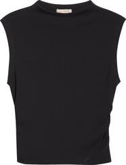 Marine Layer Lexi Rib Mock Neck Top