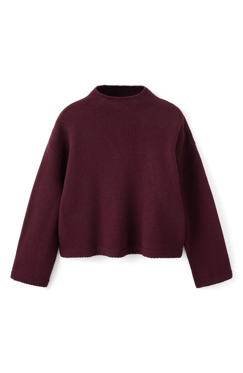 MANGO Mock Neck Sweater, Main, color,