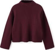 MANGO Mock Neck Sweater