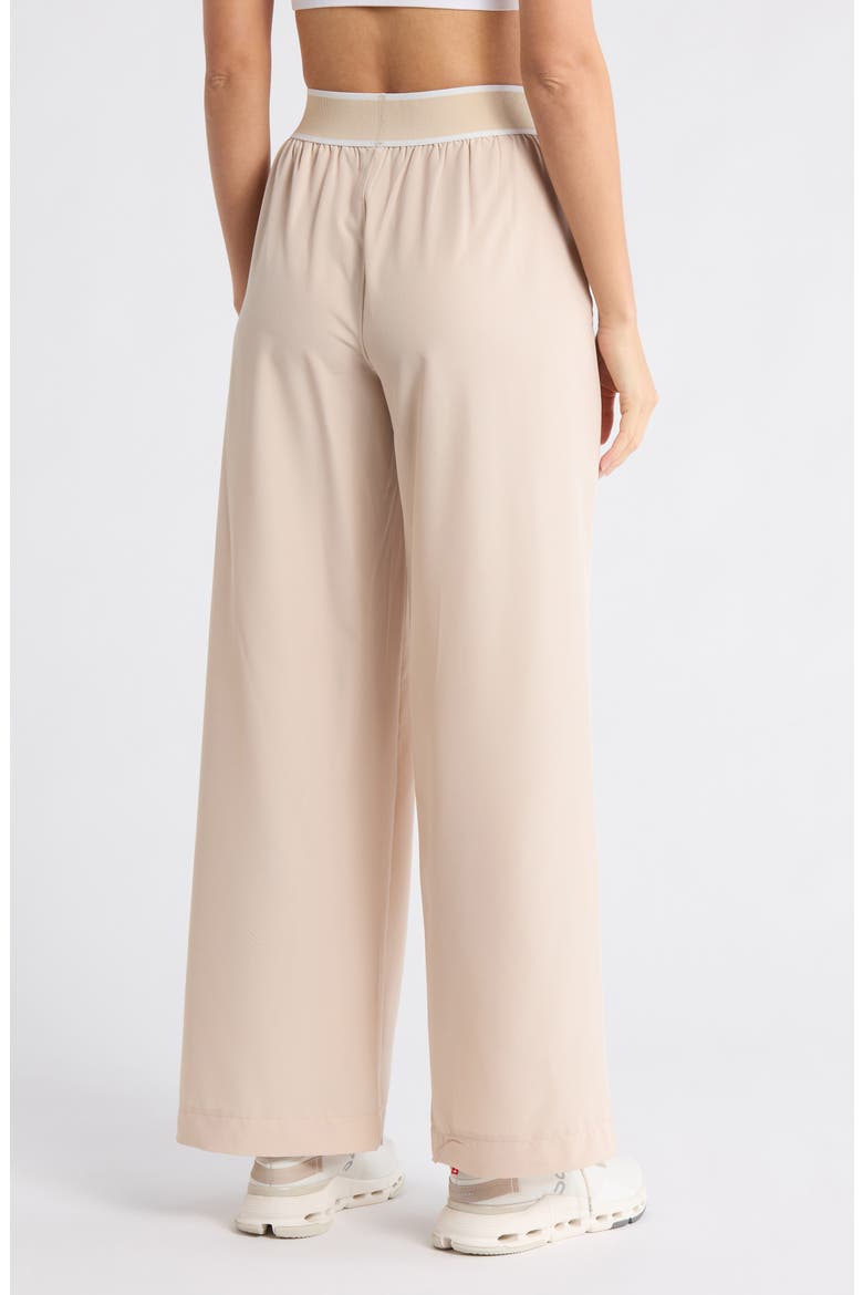 Warp X Wide Leg Pants, Alternate, color, MIST SAND/ WHITE DOVE