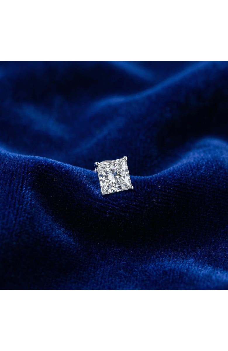 Bliss Diamond 3.00Ct Asscher Cut Diamond Studs 14k Gold Lab Grown Earrings, Alternate, color, 14K White Gold