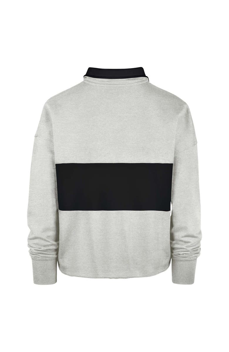 '47 Women's '47 Heather Gray Los Angeles Lakers Breakthrough Remi Quarter-Zip Jacket, Alternate, color, Heather Gray