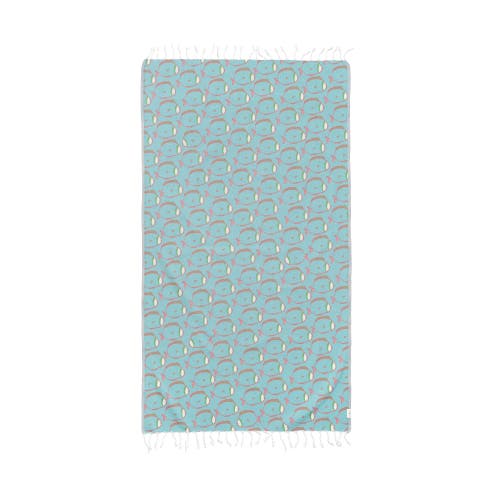 Ramus & Co Oversized 37" X 71" Preppy Turkish Beach Towel By