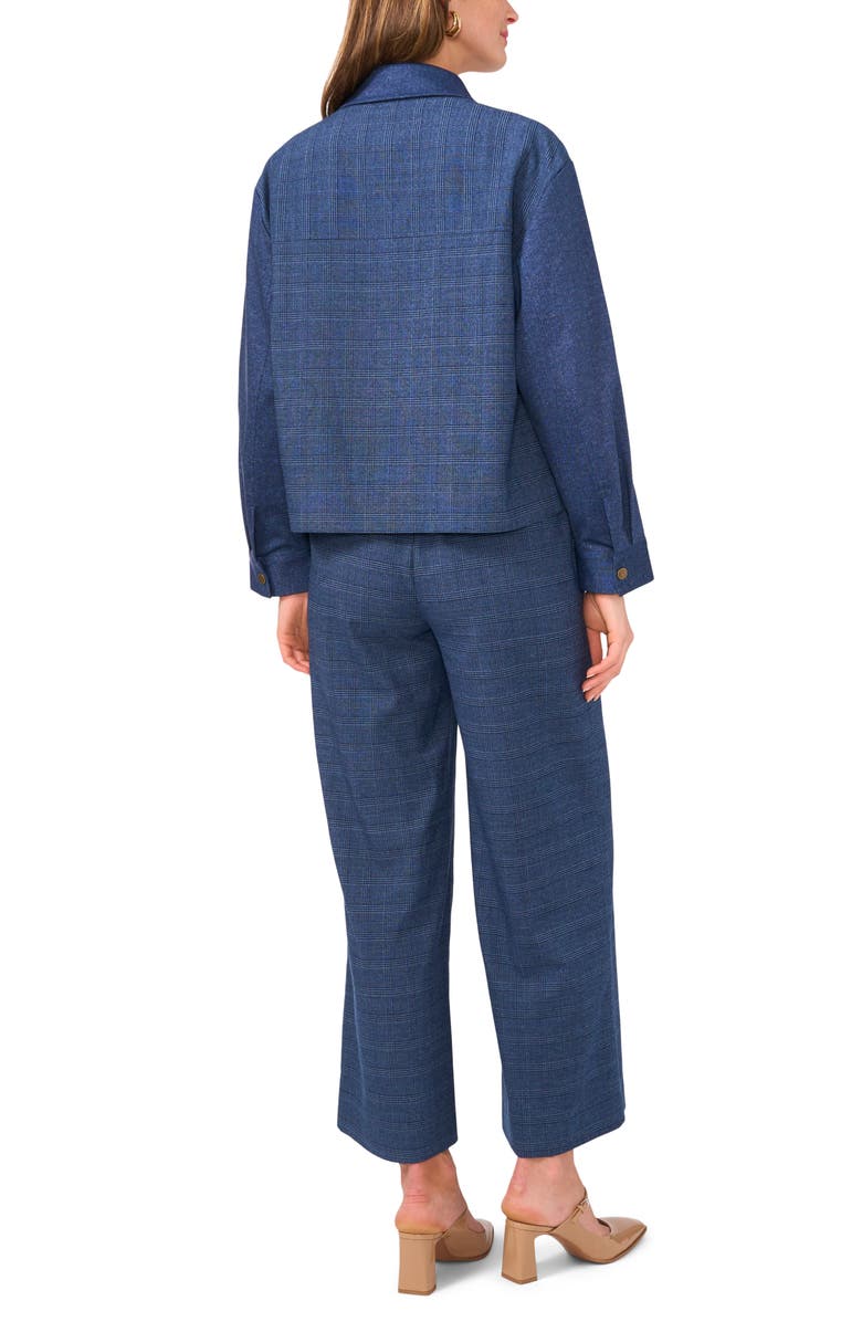 Vince Camuto Metallic Knit Flutter Sleeve Top, Alternate, color, 