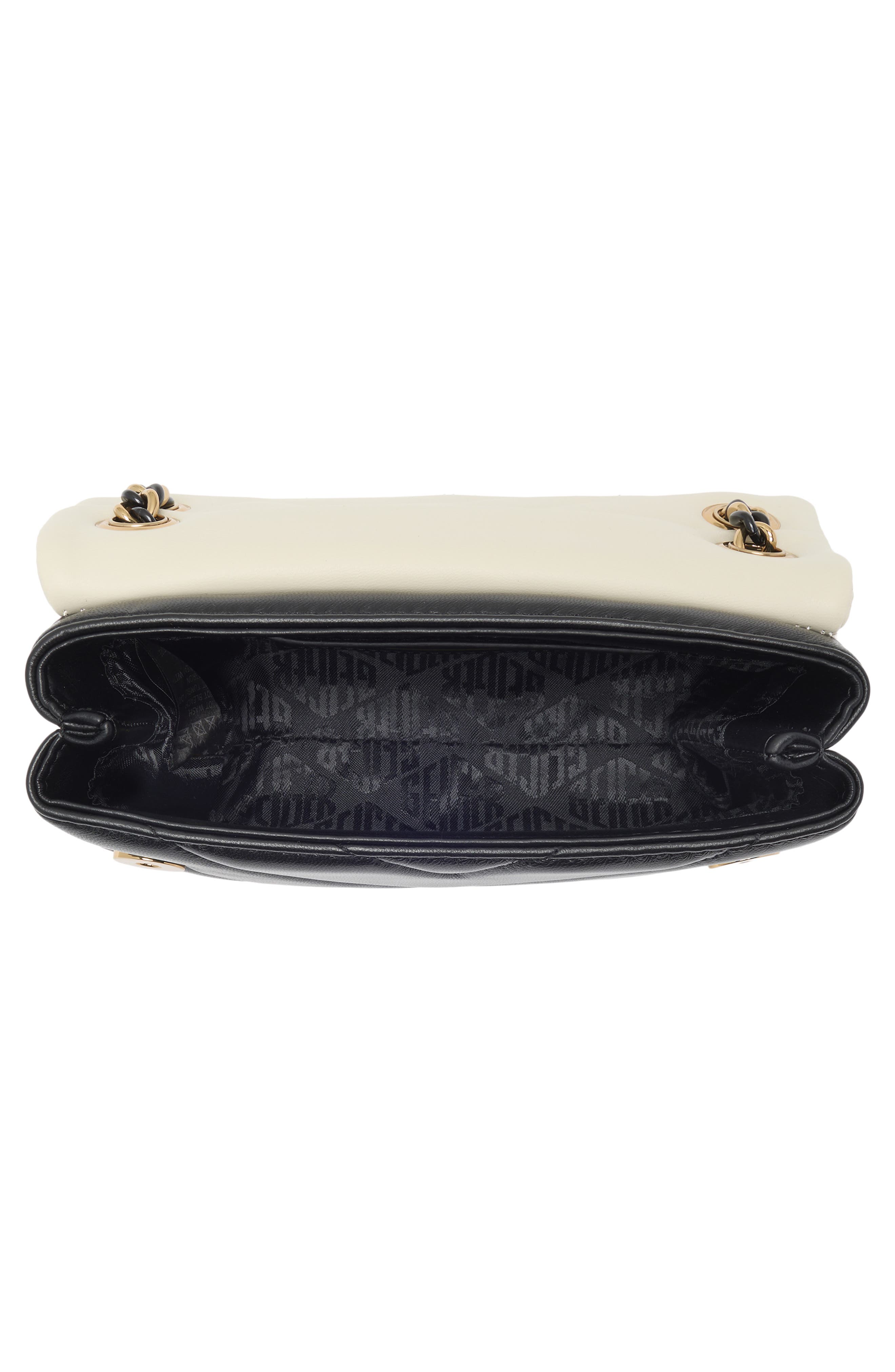 Kurt Geiger London Mini Kensington Leather Convertible Shoulder Bag, Alternate, color, Charcoal