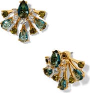 Nadri Hera Front/Back Jacket Earrings