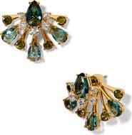 Nadri Hera Front/Back Jacket Earrings