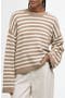 selected Fawn/ Ecru Stripe