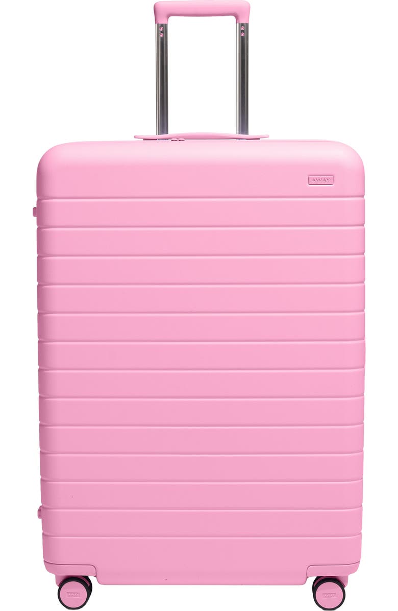 Away The Medium Checked Suitcase, Main, color, Mochi Pink