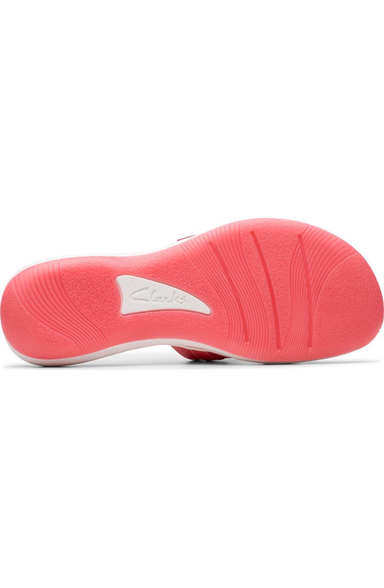 Clarks<sup>®</sup> Breeze Piper Slide Sandal, Alternate, color, Brt Coral Ombre