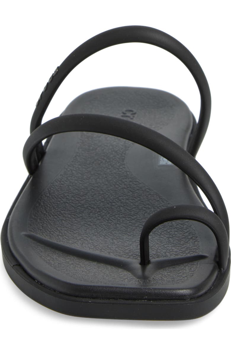 CROCS Miami Toe Loop Sandal, Alternate, color, Black