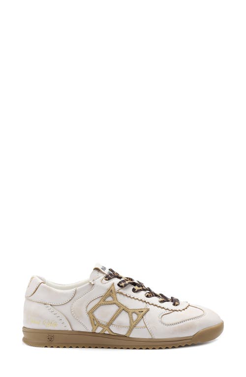 Naked Wolfe Exposuree Sneaker In White Tan