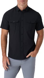 Mizzen+Main Leeward Tailgate Short Sleeve Button Up Shirt