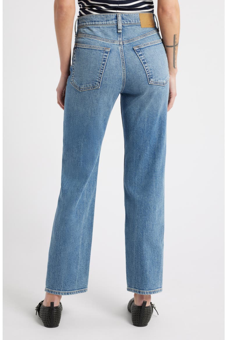 Harlow Mid Rise Ankle Straight Leg Jeans, Alternate, color, ORIAN