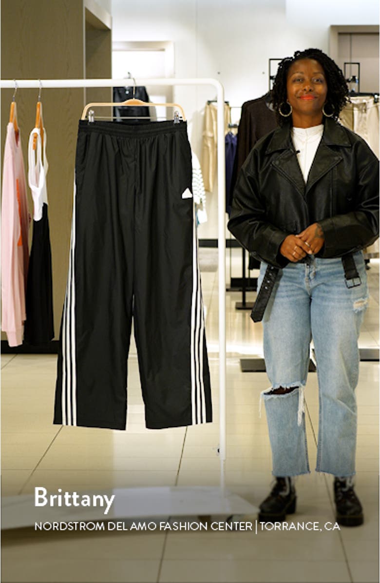 3-Stripes Wide Leg Track Pants, sales video thumbnail