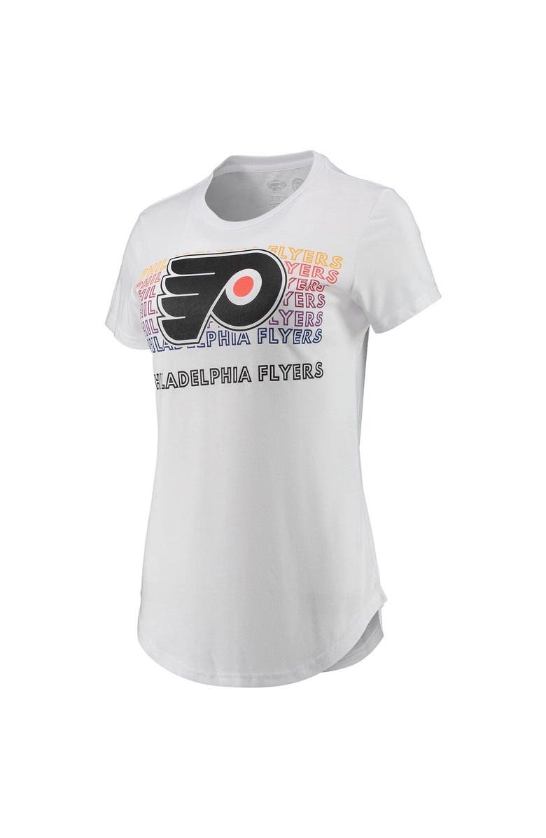 CONCEPTS SPORT Women's Concepts Sport White/Charcoal Philadelphia Flyers Sonata T-Shirt & Leggings Set, Alternate, color, White