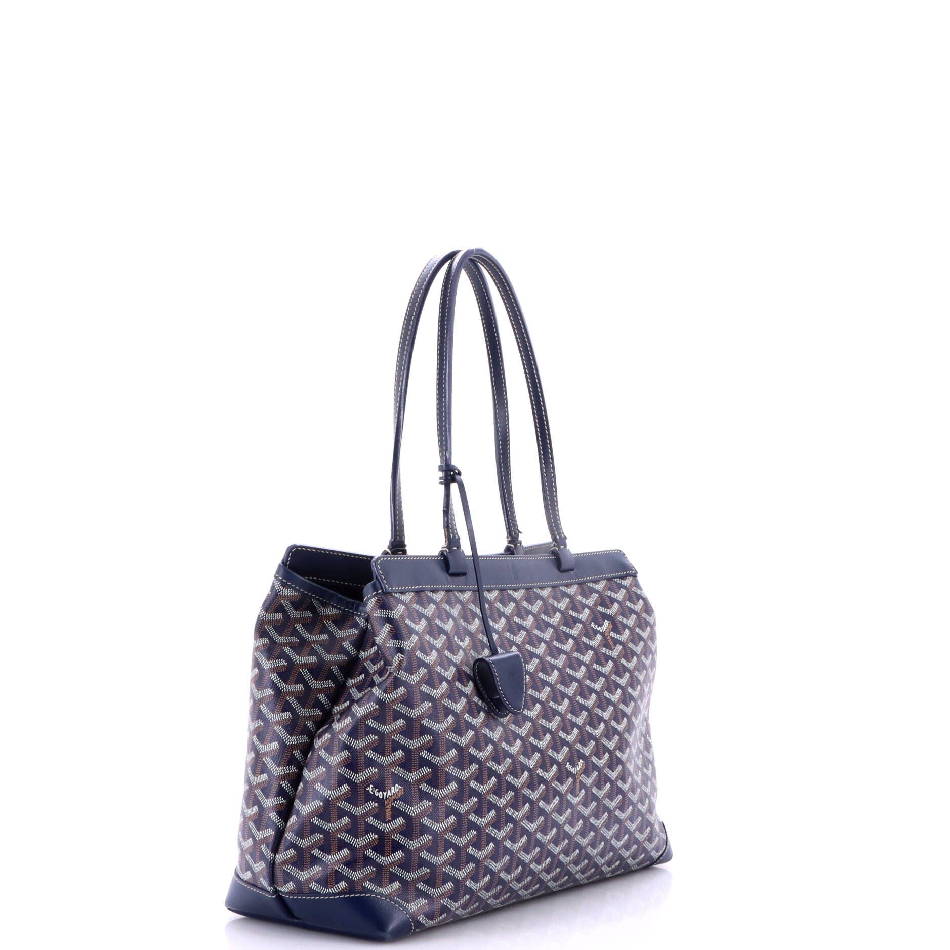 Bellechasse Bag Coated Canvas PM, Alternate, color, Blue