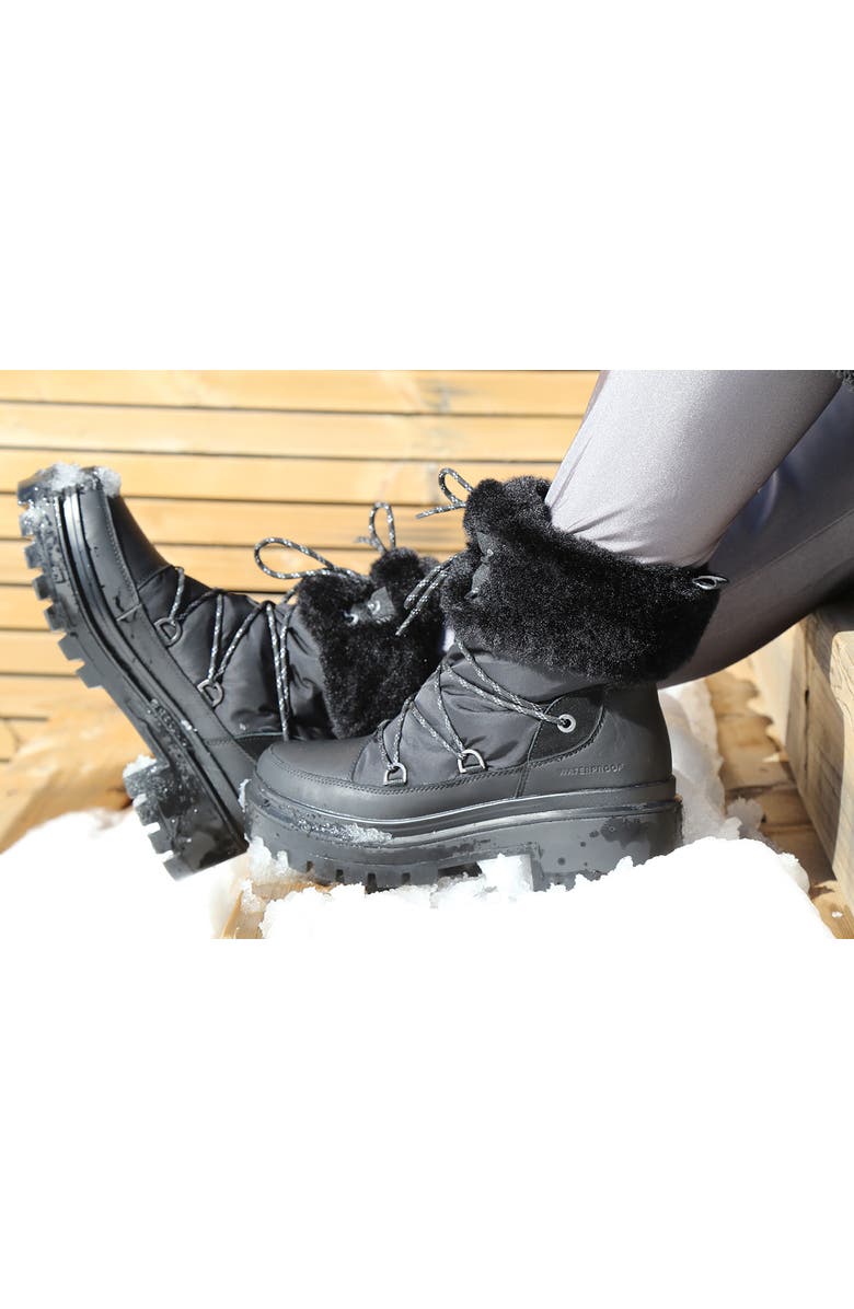 Cougar Marlow Faux Shearling Cuff Waterproof Boot, Alternate, color,