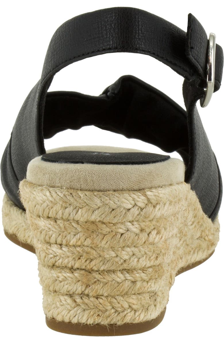 EASY STREET Kindly Ruched Wedge Sandal - Multiple Widths Available, Alternate, color,