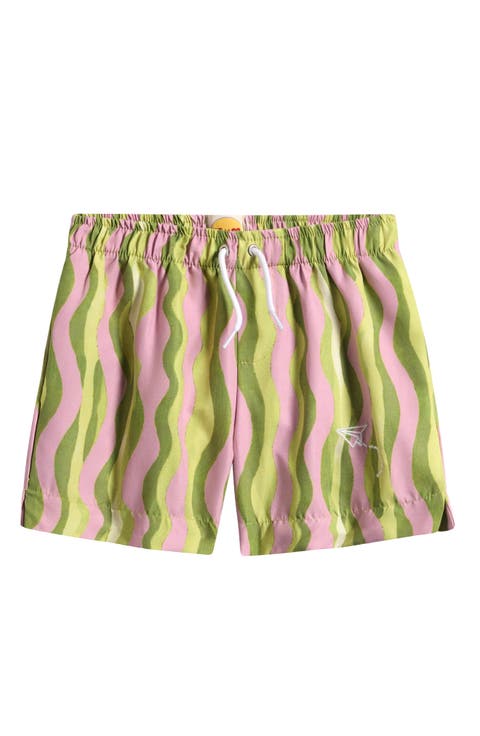 Kids' Print Swim Trunks
