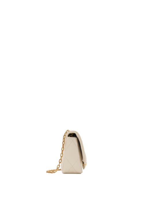 Burberry Strand Quilted Leather Clutch Bag
