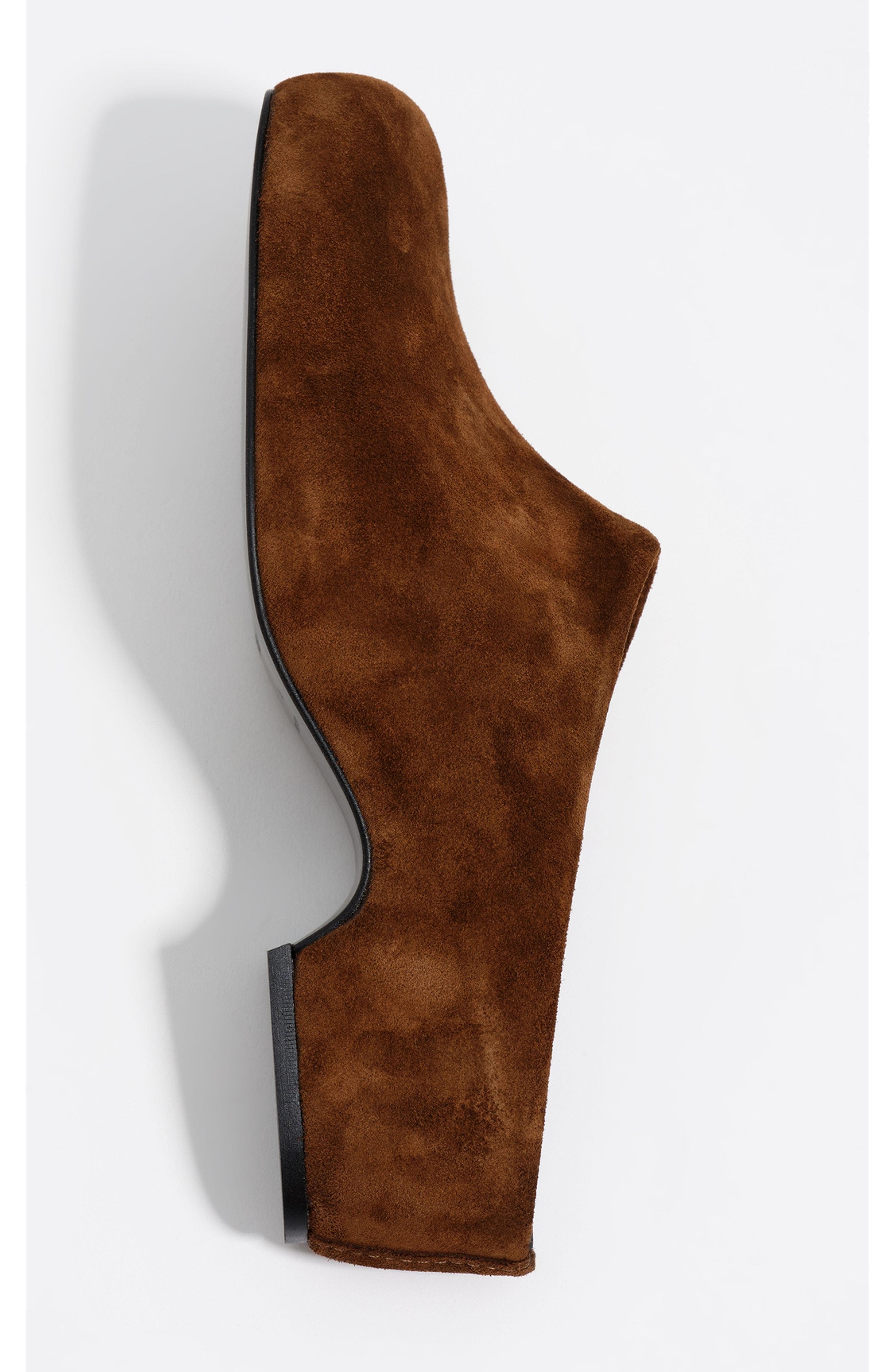 Bimba y Lola Suede Clog, Alternate, color, Dark Brown