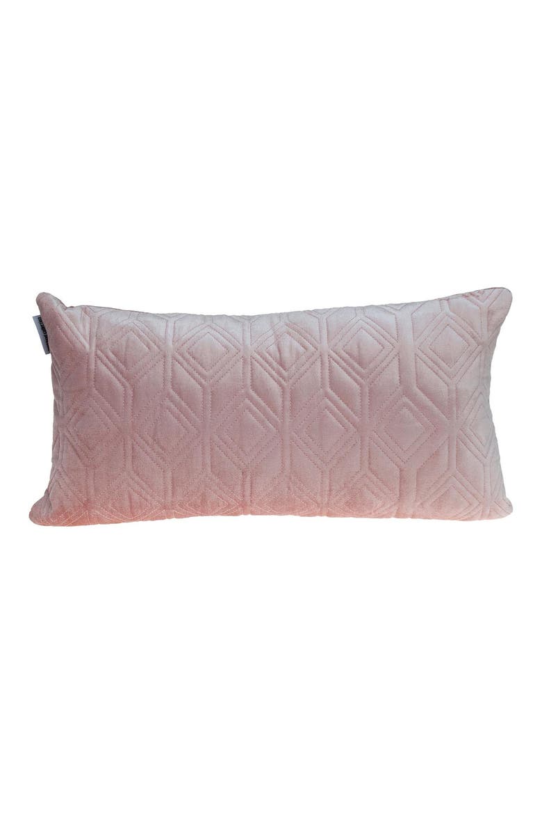 Tufted Velvet Oblong Throw Pillow, Main, color, PINK