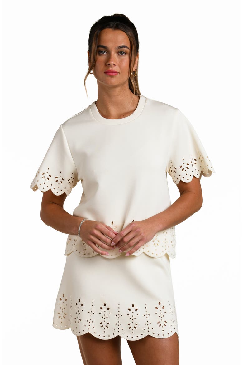 Cloudset Lounge Crewneck T-Shirt, Alternate, color, CHALK