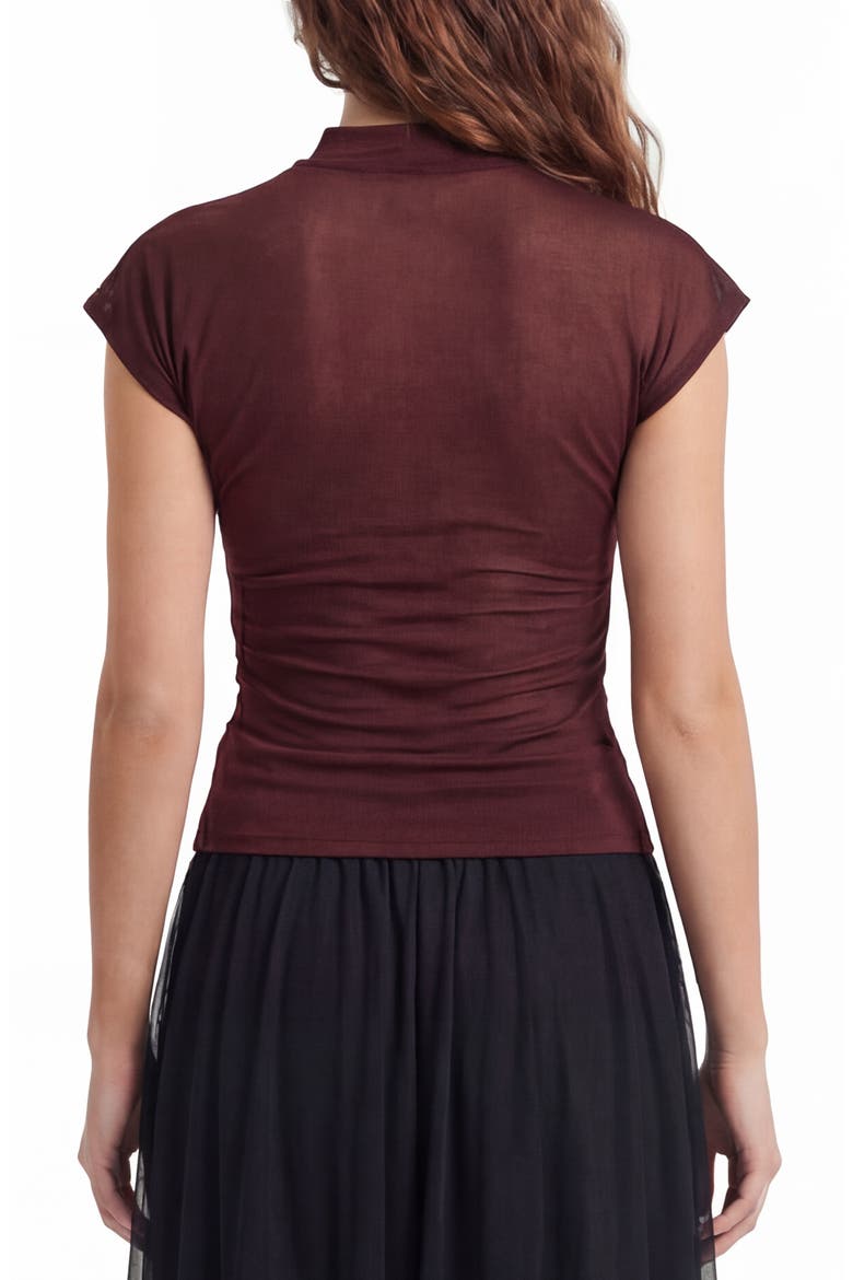 Farrah Cap Sleeve Top, Alternate, color, ONION SKIN