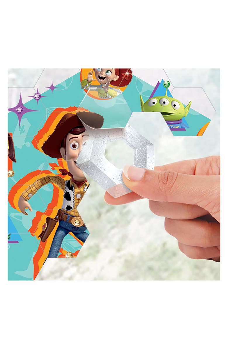 Disney The Toy Story 41 Piece Window Art Mosaic Clings, Alternate, color, Multicolored