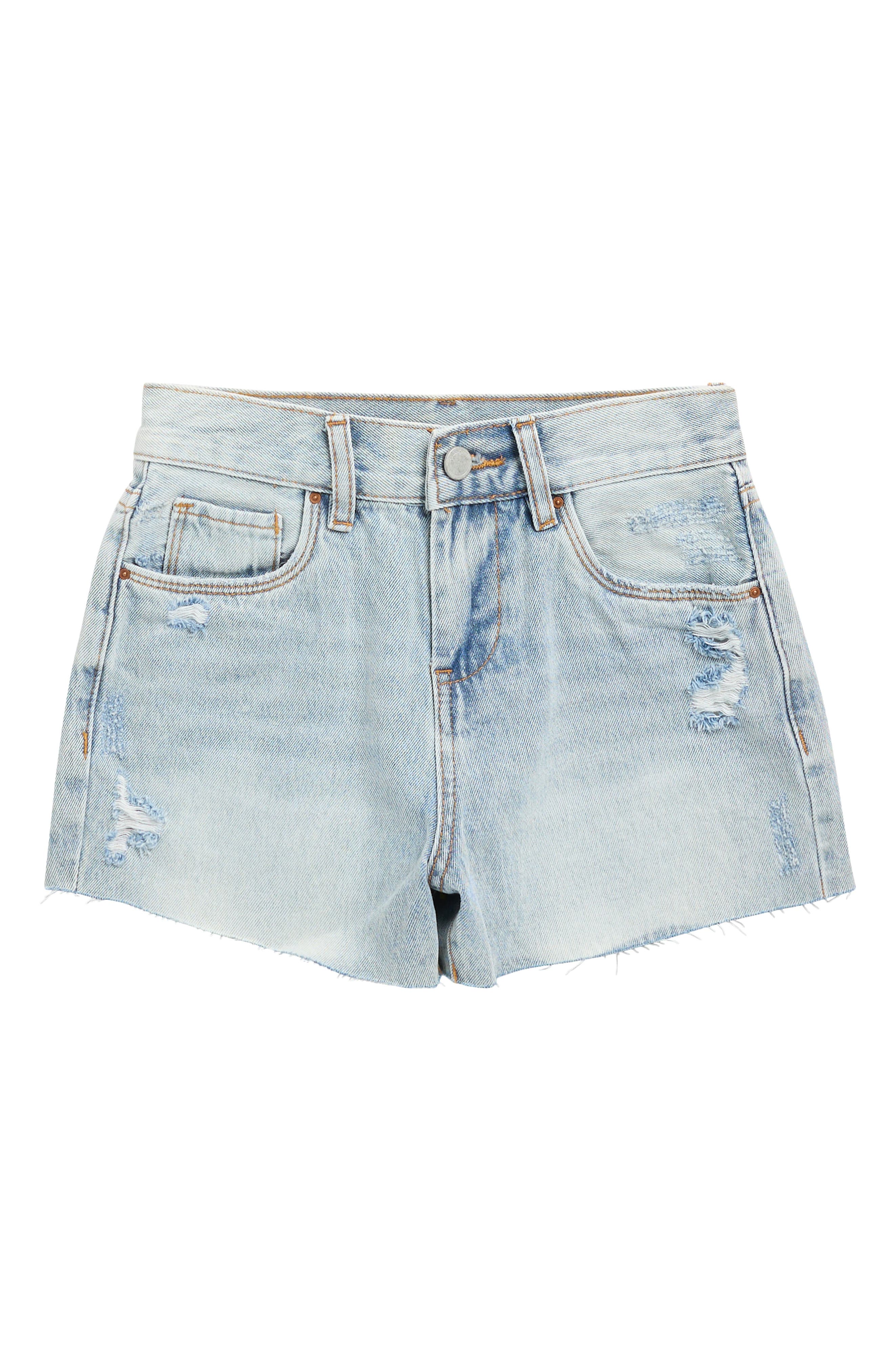 BLANKNYC Kids' Cut Off Denim Shorts