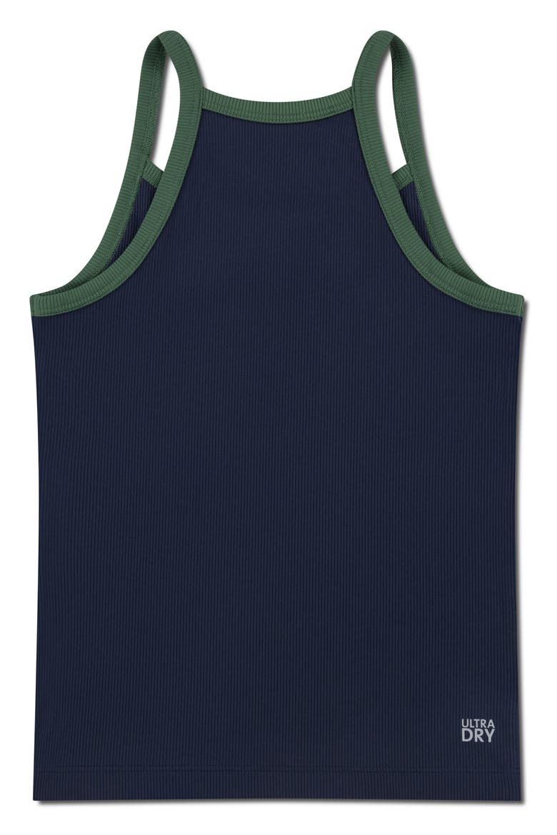 Kids' Logo Rib Tank, Alternate, color, MARINE