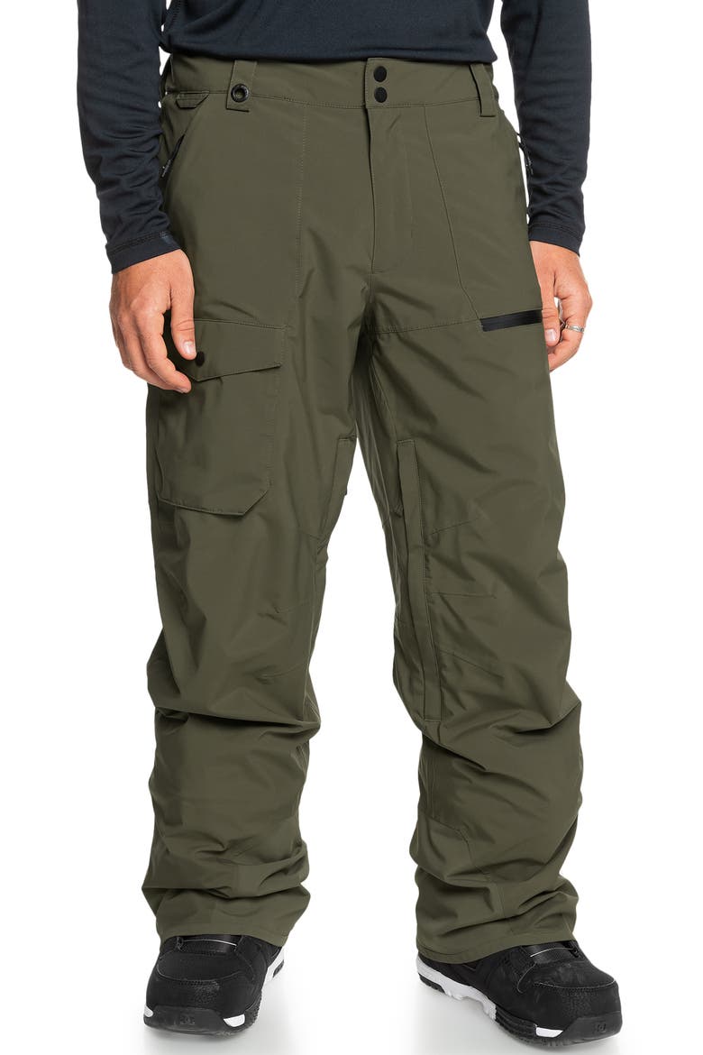 Utility Waterproof Snow Ski Pants, Main, color, GRAPE LEAF