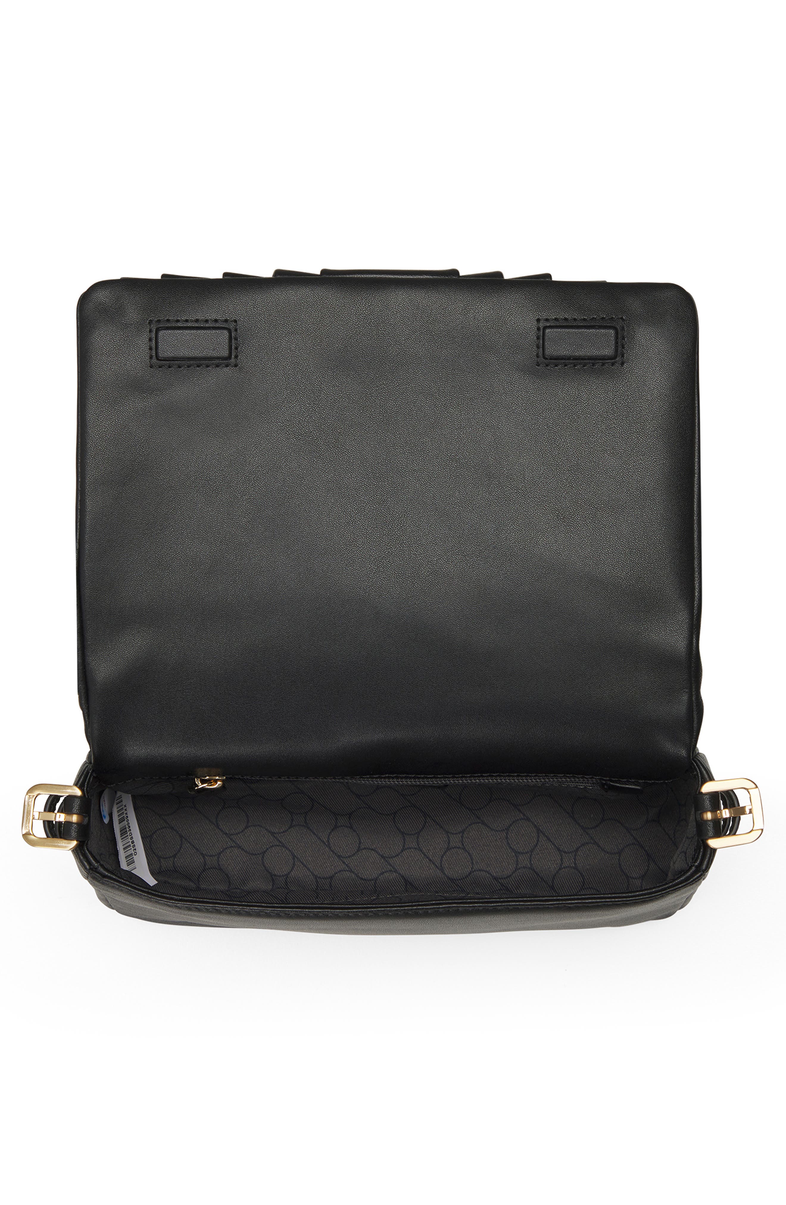 Oryany Bell Pleated Leather Shoulder Bag, Alternate, color, 