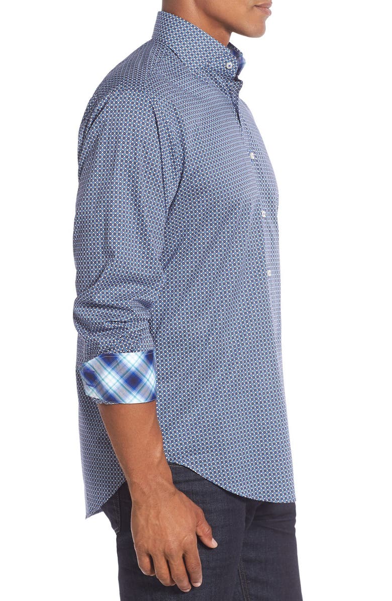 Thomas Dean Regular Fit Sport Shirt, Alternate, color, 